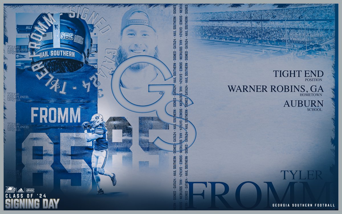 Time to #GATA24, <a href="/FrommTyler/">Tyler Fromm</a>!

📰 bit.ly/3v0ESlm

#HailSouthern