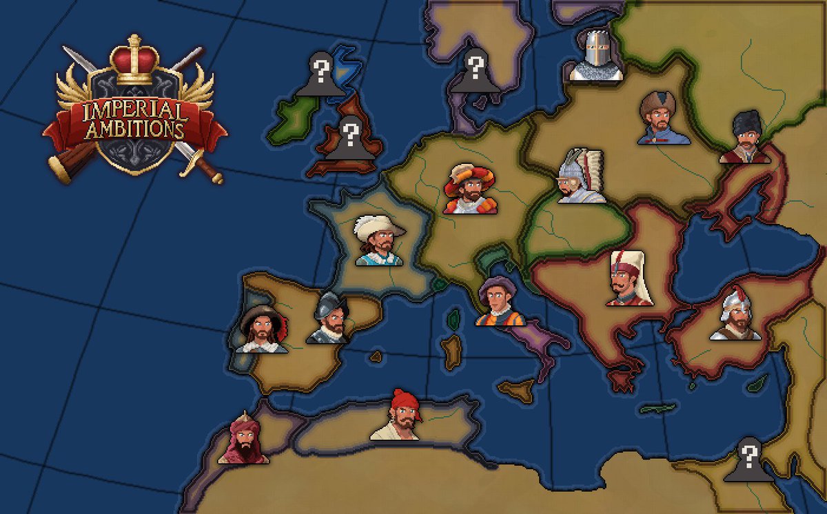 Here is a map of region-specific units in Imperial Ambition Game.

Can you name them all?

Any other special units you want to see? 

Let us know in the comments.
 #europeanhistory #tudor #16thcentury #17thcentury #18thcentury #earlymodern