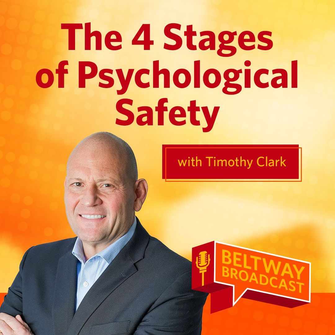 Check out this week's episode of the Beltway Broadcast where hosts Christina Eanes and Stephanie Hubka interview Timothy R. Clark about psychological safety: buff.ly/46tHG8J 

#metrodcatd