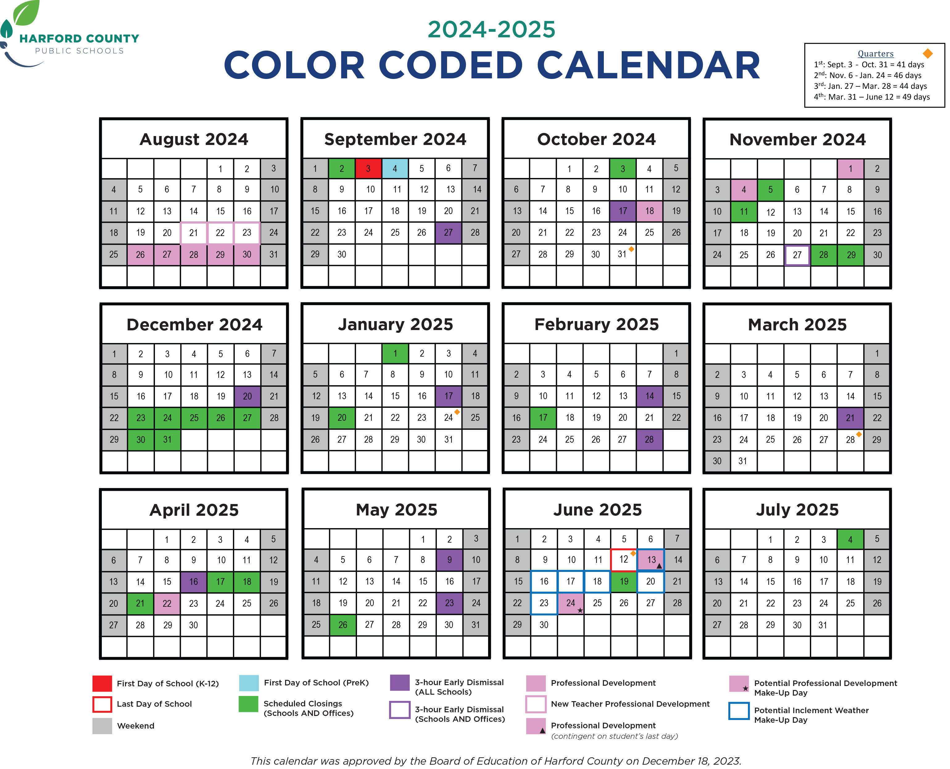 2025 And 2025 School Calendar Hcps Manda Timothea