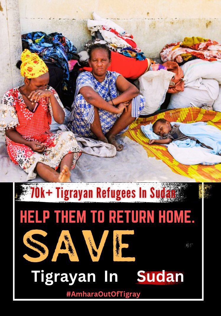 Ok, let’s start reminding you of what we demand We are urging you to
#ResettleTigrayanRefugees
In Sudan 🇸🇩
#BringBackTigrayanRefugees
From Sudan 🇸🇩 to their territory
@_AfricanUnion you have the responsibility to follow up & #UpholdPretoriaAgreement 
#ListenToSurvivors
 @Refugees