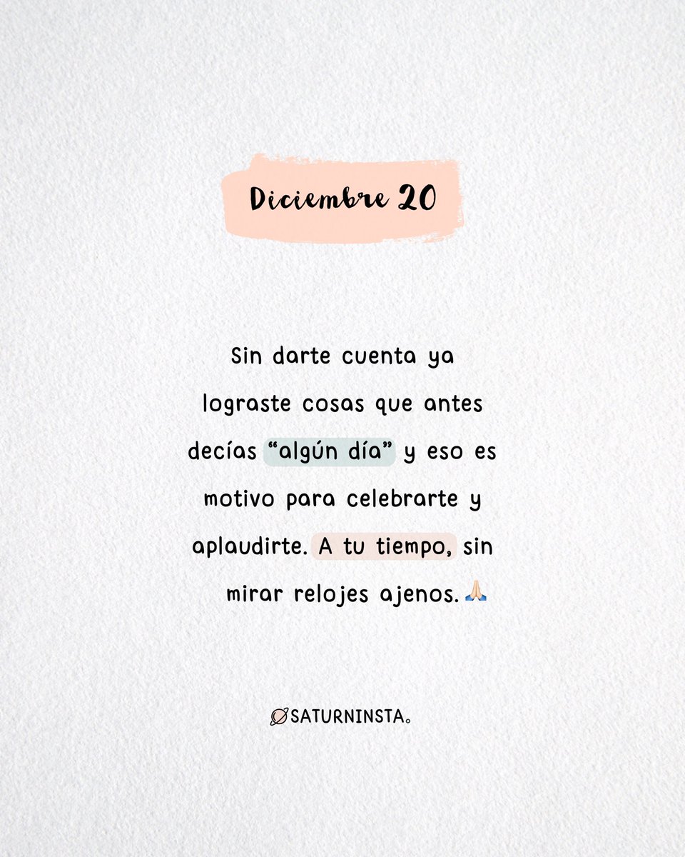 saturninsta's tweet photo. Todo a tu tiempo.✨✨ https://t.co/egLJRYk2LQ