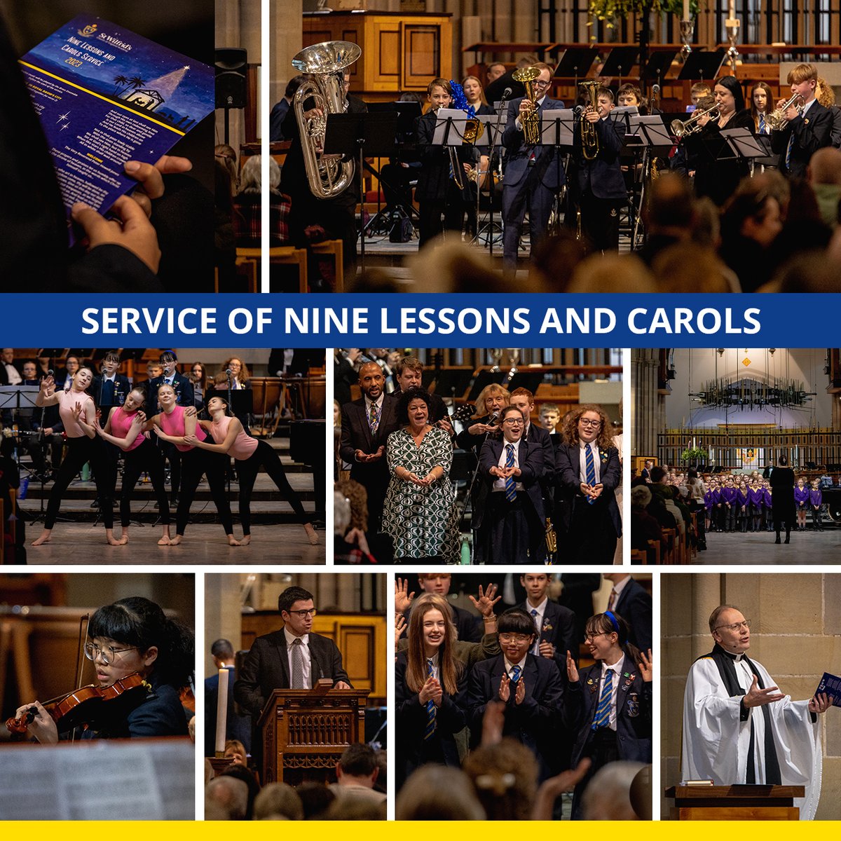 NINE LESSONS AND CAROLS SERVICE We had such a lovely evening last night, ushering in the Christmas season with our annual service of Nine Lessons and Carols. Thanks to all who contributed to the variety of performances and thanks also to those who came to support them!