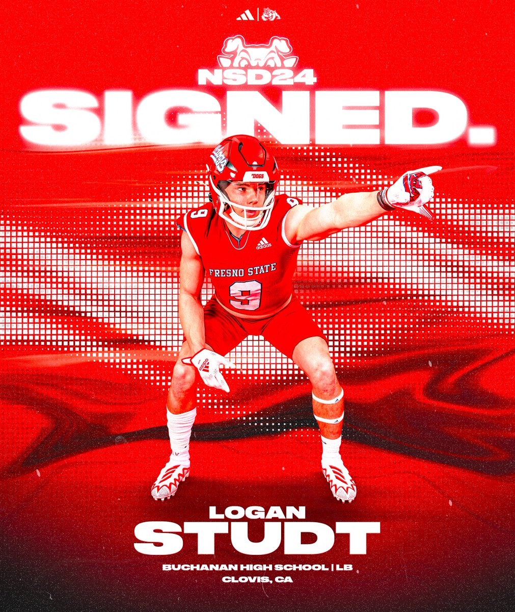 Fresno State Football (@fresnostatefb) on Twitter photo πππ πππ πππ πͺ
Welcome to the Bulldog family, <a href="/logan_studt/">Logan Studt</a> π€ πππ πππ πππ πͺ
Welcome to the Bulldog family, <a href="/logan_studt/">Logan Studt</a> π€