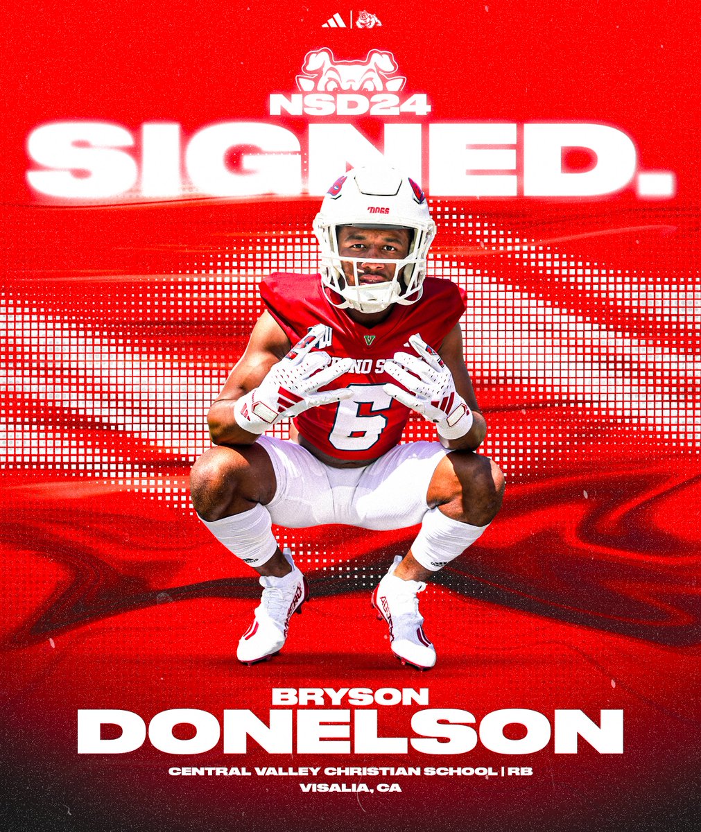 The state's leading rusher is a 𝐁𝐔𝐋𝐋𝐃𝐎𝐆‼️ Welcome to the Bulldog family, @bryson_donelson 🤝