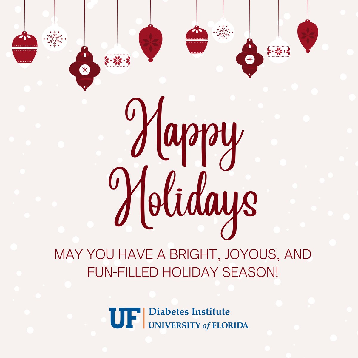 Happy Holidays from the UFDI! #holidayseason #HolidaySpirit