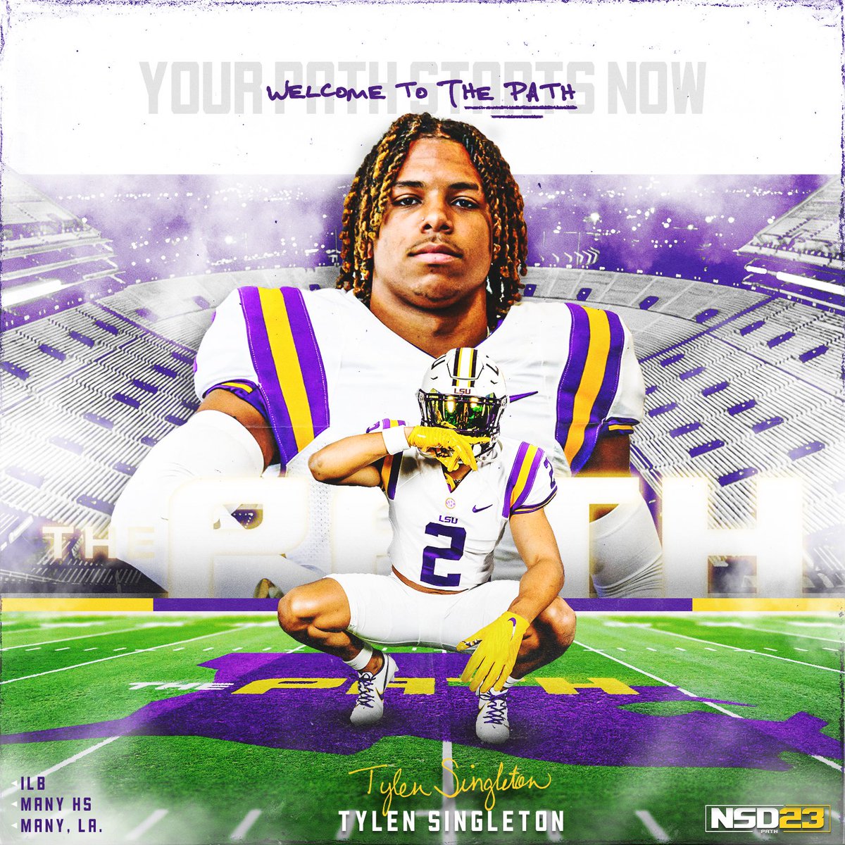 The State of Football

ILB <a href="/tylenpaul/">TYLEN SINGLETON</a> is Callin' Baton Rouge 

lsul.su/ThePath24
