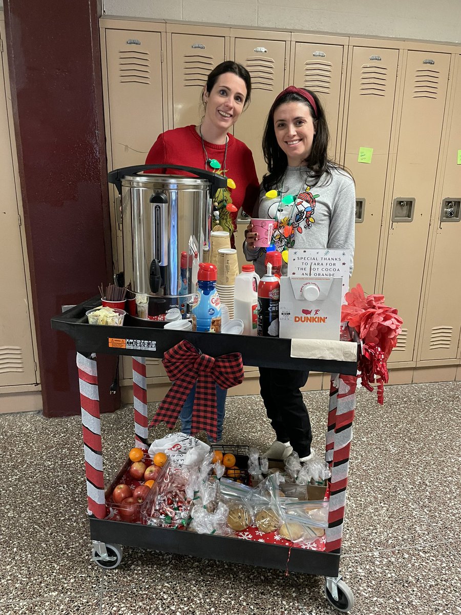 Mrs. Sarvaideo (@msarvaideo) on Twitter photo Tis the season for something sweet,
So be on the lookout for a special treat! Yesterday, the VMHS Social Committee and admin treated staff to treats, coffee and hot chocolate! <a href="/caitlynbrehm/">Caitlyn Brehm</a> Tis the season for something sweet,
So be on the lookout for a special treat! Yesterday, the VMHS Social Committee and admin treated staff to treats, coffee and hot chocolate! <a href="/caitlynbrehm/">Caitlyn Brehm</a>