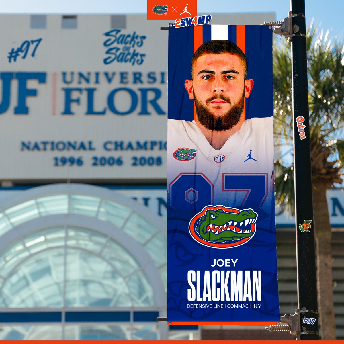“My teammates can expect someone who is going to come in, put his head down and WORK. Nothing else matters but the task at hand.” Welcome to The Swamp, @JoeySlackman! #2THESW4MP