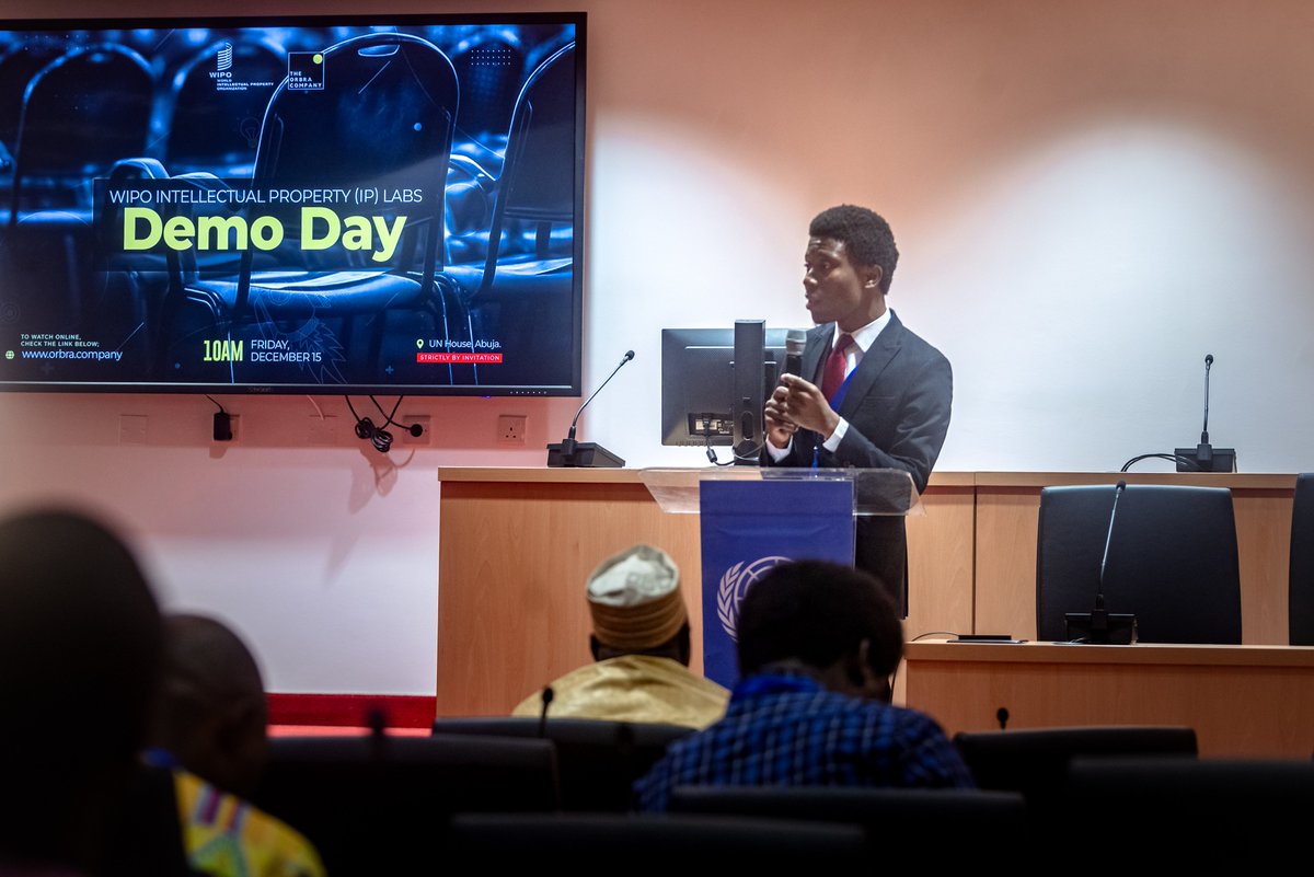Theorbracompany's tweet image. WIPO IP Labs Demo Day Highlights:
IPMC Experts; Boluwatife Sanya and Busola Bakinson, during their presentation

#orbracompany #demoday #worldintellectualpropertyorganization #wipoiplabs2023 #intellectualproperty #innovation #startups #pitchcompetition #invention
