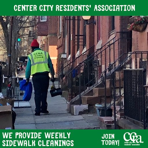 Did you know that CCRA partners with the Center City District for day of trash pick-up sidewalk sweeping?

#Philly #Philadelphia #whyilovephilly #howphillyseesphilly #community #centercity #cleanstreets #loveyourneighbors #pride #supportyourneighborhood #phillycares