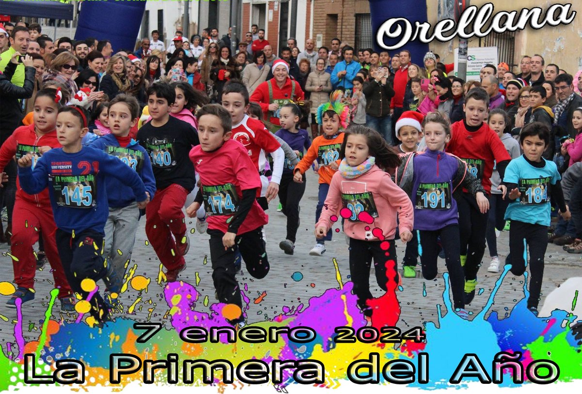 ¡¡¡Nᴏ ʜᴀɢᴀs ᴘʟᴀɴᴇs!!!
Ya está en marcha, nuestra "particular" San Silvestre🎅🏃‍♂️🏃‍♀️. Haznos hueco en tu calendario 📅
🔴7̳ d̳e̳ e̳n̳e̳r̳o̳ 1̳2̳:̳0̳0̳h̳🔴😁.

しᗩ ᖘᖇᓮⲘᕮᖇᗩ ᗪᕮし ᗩƝ̃〇 𝕆𝕣𝕖𝕝𝕝𝕒𝕟𝕒 𝟚𝟘𝟚𝟜
 ⤵️Toda la info e inscripciones ⤵️
orellanarunners.blogspot.com