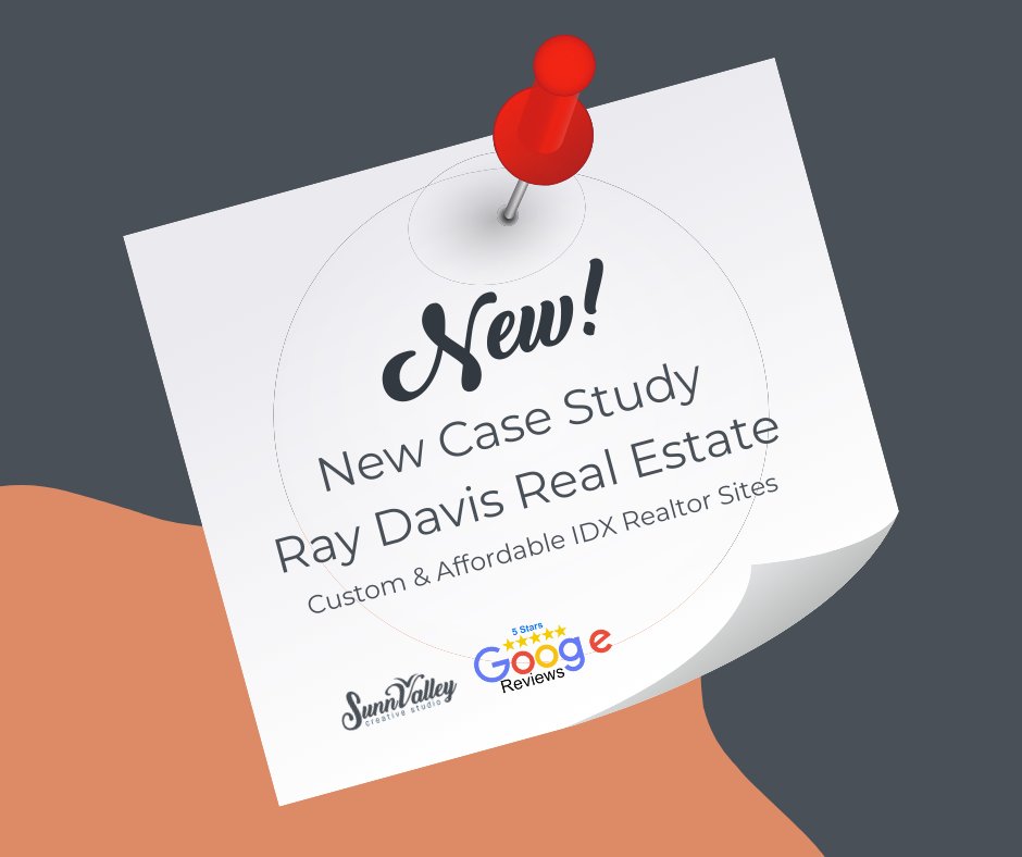 sunnvalley's tweet image. New Case Study posted for Ray Davis Real Estate
Custom IDX, and integrated CRM Web Design by SunnValley. 

sunnvalley.com/case-studies/

#nhwebdesigner #nhwebdesign #nhmarketingagency #realestate #nhrealtors #vtrealtors #mainerealtors #newenglandwebdesigner