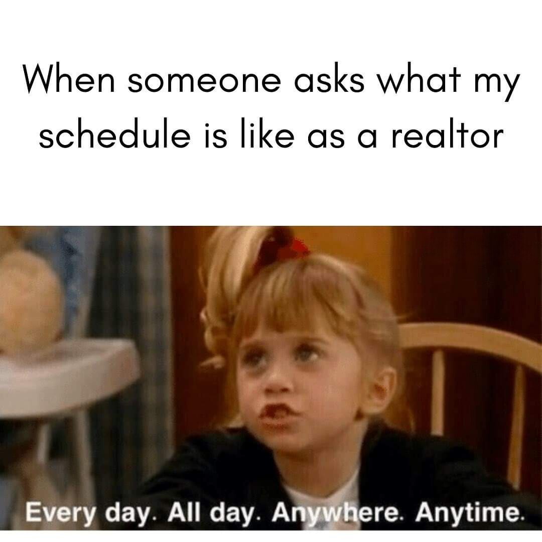 🏡😂 When they ask about my schedule as a realtor, I'm like a 24/7 magic show! 🎩✨
credits to worstclients

#RealtorLife #NoDaysOff #AlwaysOnCall #RealtorAdventures #NeverADullMoment #24HourRealtyShow #KathleenForrest #MetrobrokersofOklahoma #TogetherAchievingTheExtraOrdinary