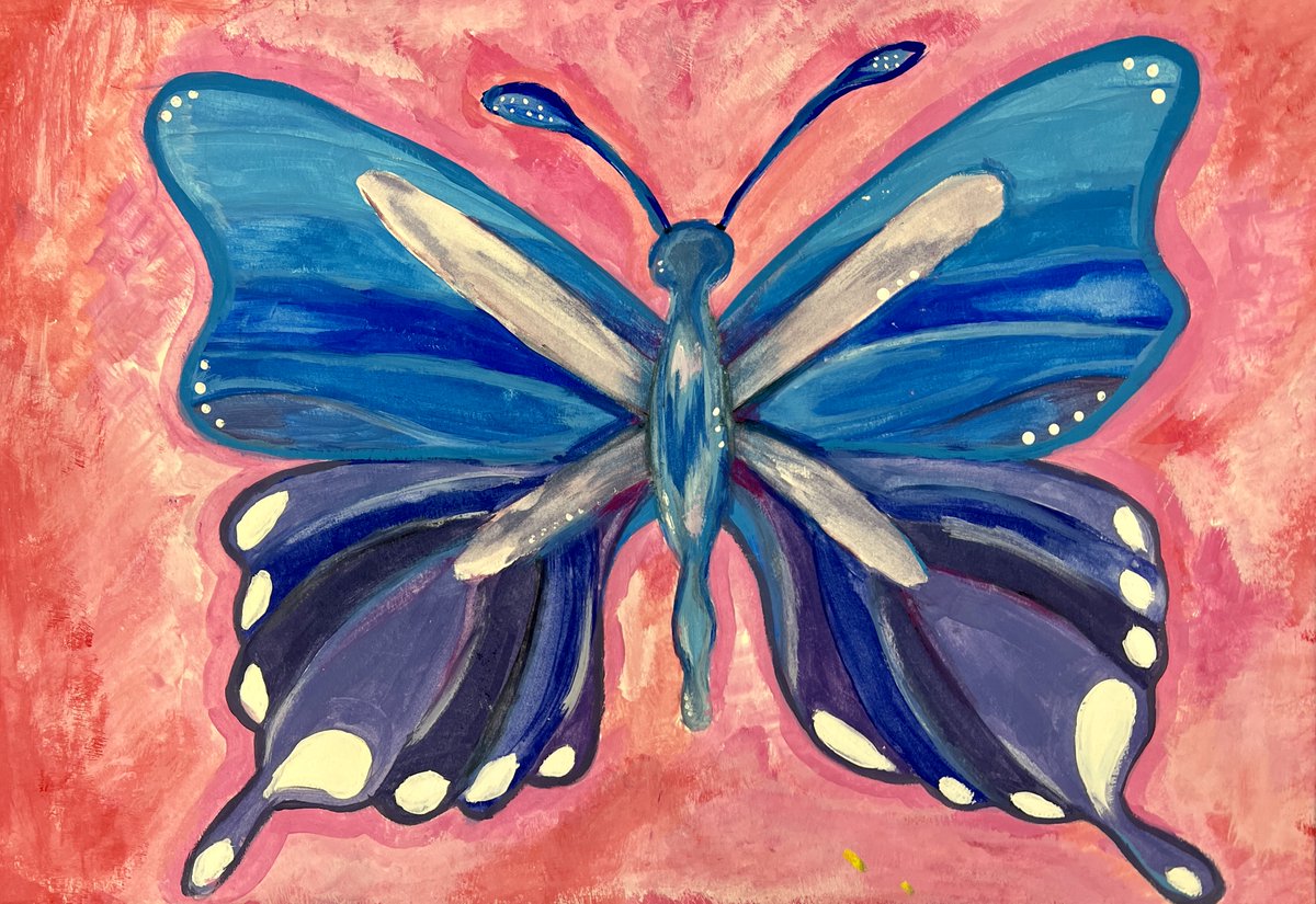 MissVarvaroArt's tweet photo. 9th grade Studio Art painted an animal of choice in a 1 color scheme. (Analogous, complimentary, or monochromatic). Then painted the background another color scheme to portray contrast. Great work! @MineolaFineArts @mineolahs https://t.co/7GdvBSVXwT