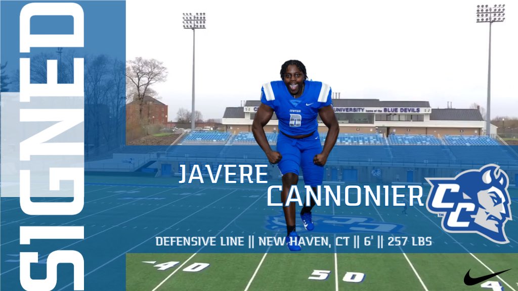 SIGNED ✍️ JaVere Cannonier 6’ 257 DL New Haven, CT Fairfield Prep #GoBlueDevils