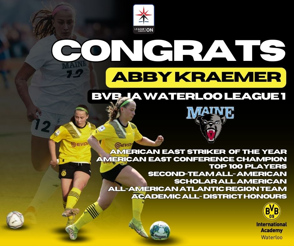 BVB IA Waterloo (@bvbiawaterloo) on Twitter photo Congratulations to Abby Kraemer on an amazing collegiate season with <a href="/MaineWSoccer/">Maine Women’s Soccer</a>. #HejaBVB #Waterloo #soccer Congratulations to Abby Kraemer on an amazing collegiate season with <a href="/MaineWSoccer/">Maine Women’s Soccer</a>. #HejaBVB #Waterloo #soccer