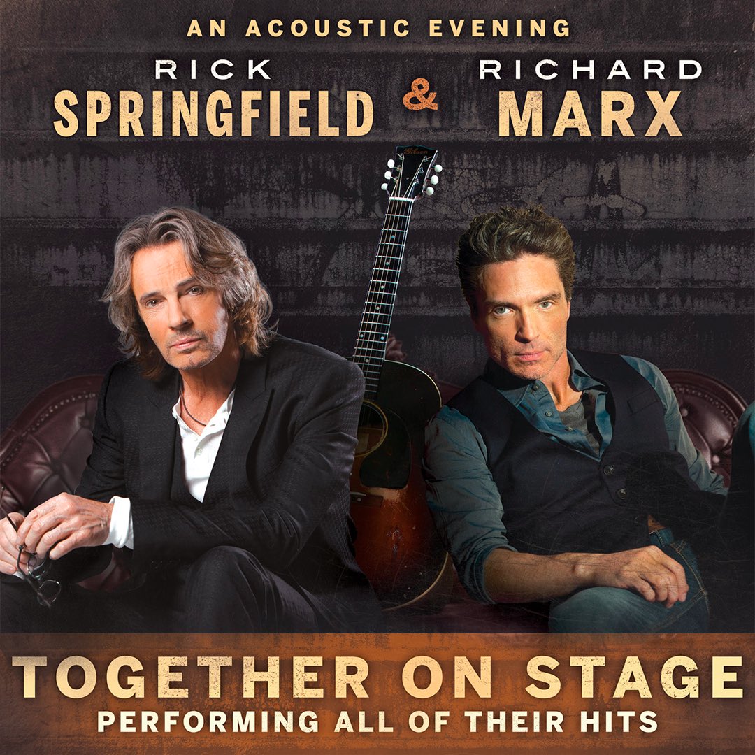 New acoustic show date w/ Richard Marx performing on stage together! January 28 The Paramount Huntington, NY Ticket info: ticketmaster.com/event/00005F93…