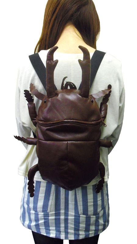 janepire's tweet image. Girls only want one thing and it’s a stag beetle backpack