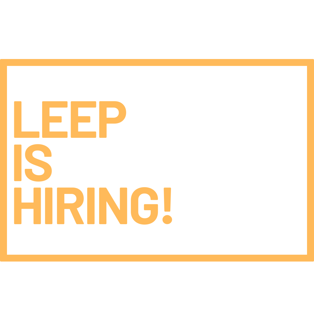LEEP is hiring Program Managers in multiple time zones! Each PM will be responsible for running several of LEEP’s programs as we strengthen our model and scale to new locations. Take a look to find out more and to apply! leadelimination.org/jobs/