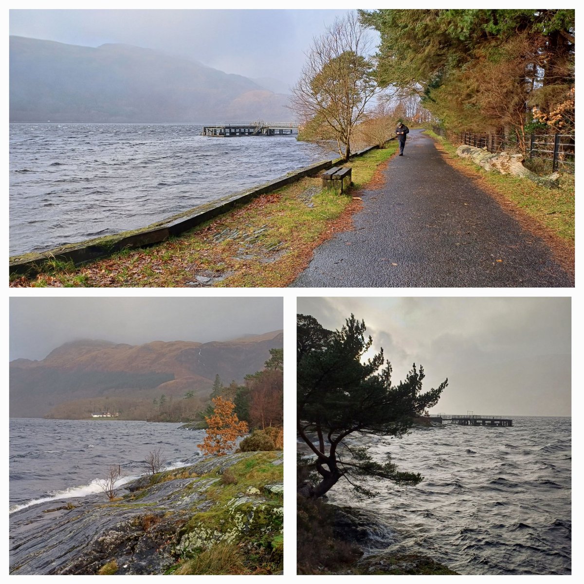 It's not too late in the year to start a new @luctweeting job and visit a new site. Wet and blustery at @lomondtrossachs but always stunning. Look forward to starting this one in the new year.