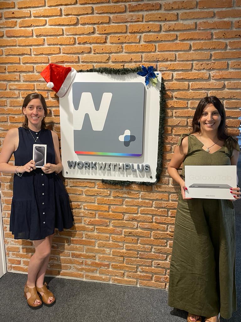 workwithplus's tweet image. This year, Eugenia Álvarez and Sofía Maiolo were recognized for their efforts, loyalty &amp;amp; hard work at #WorkWithPlus💪

Eugenia celebrated 15 &amp;amp; Sofía 10 years of very consistent work and creativity, surely contributing in the growth of our products and services for our community🚀