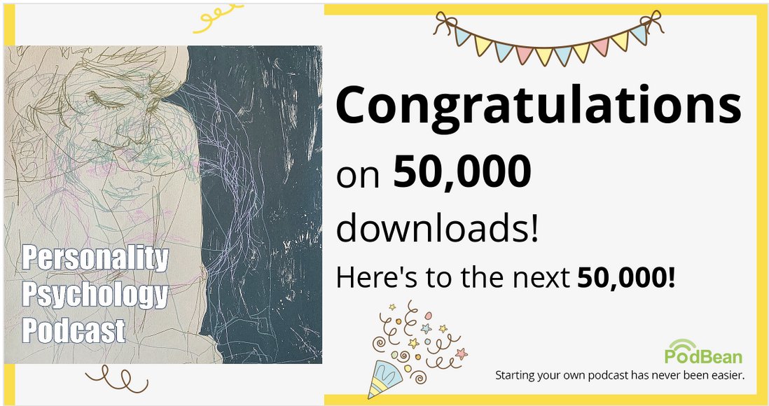 PersonalityPsychologyPodcast (@pepsypodcast) on Twitter photo 50,000 downloads! ✨Thank you all so much for your support and interest in the <a href="/PePsyPodcast/">PersonalityPsychologyPodcast</a>! 💛💛💛<a href="/renemottus/">René Mõttus</a> and <a href="/lisannedemoor/">Lisanne de Moor</a>, thank you so much for your work and dedication! 50,000 downloads! ✨Thank you all so much for your support and interest in the <a href="/PePsyPodcast/">PersonalityPsychologyPodcast</a>! 💛💛💛<a href="/renemottus/">René Mõttus</a> and <a href="/lisannedemoor/">Lisanne de Moor</a>, thank you so much for your work and dedication!