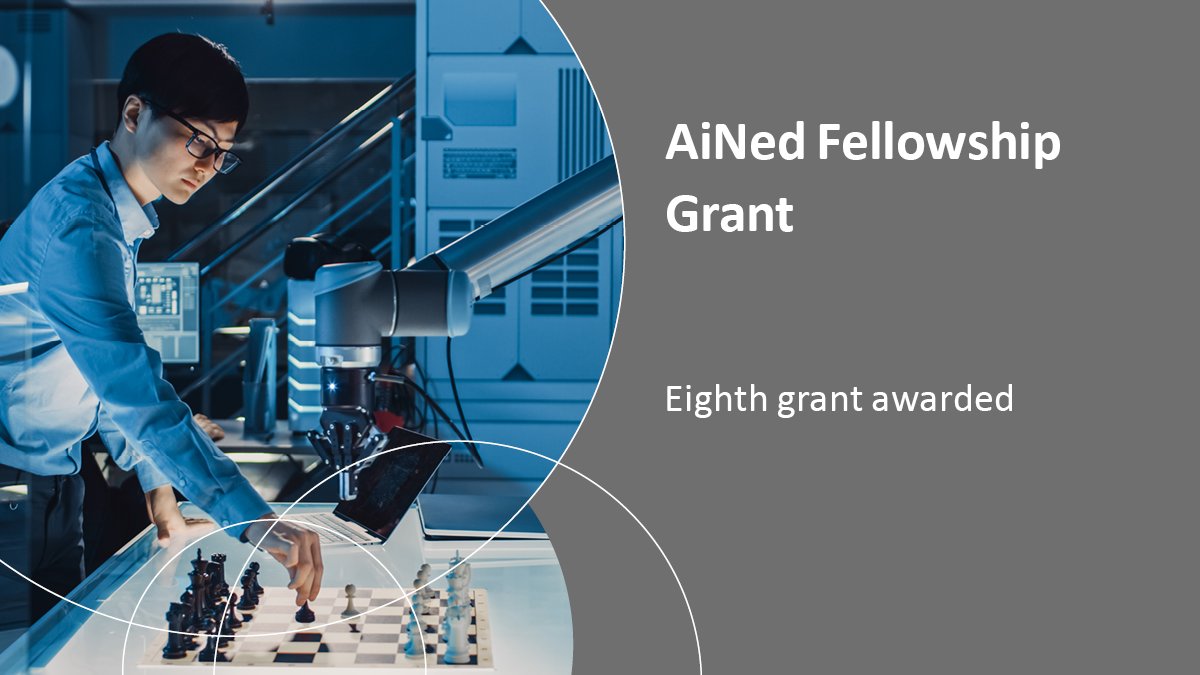 The eighth AiNed Fellowship Grant have been awarded to Dr. Ir. Martijn P. A. Starmans @ErasmusMC. The AiNed Fellowship grants @StichtingAiNed help Dutch academic knowledge institutions attract AI-talents. nwo.nl/en/news/ained-…