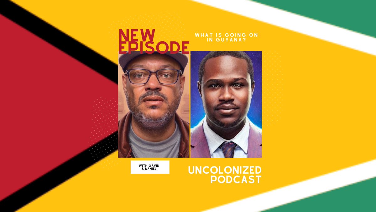 Uncolonized Podcast (@uncolonizedpod) on Twitter photo Episode 14 <a href="/GavinbStephens/">Gavin Stephens</a> & @TheYungGuard talked #Guyana, comedians and much more. Check out the episode below.
pod.link/uncolonized
#podcast #podcastcommunity #podcastsincolor #Canada #leftist Episode 14 <a href="/GavinbStephens/">Gavin Stephens</a> & @TheYungGuard talked #Guyana, comedians and much more. Check out the episode below.
pod.link/uncolonized
#podcast #podcastcommunity #podcastsincolor #Canada #leftist