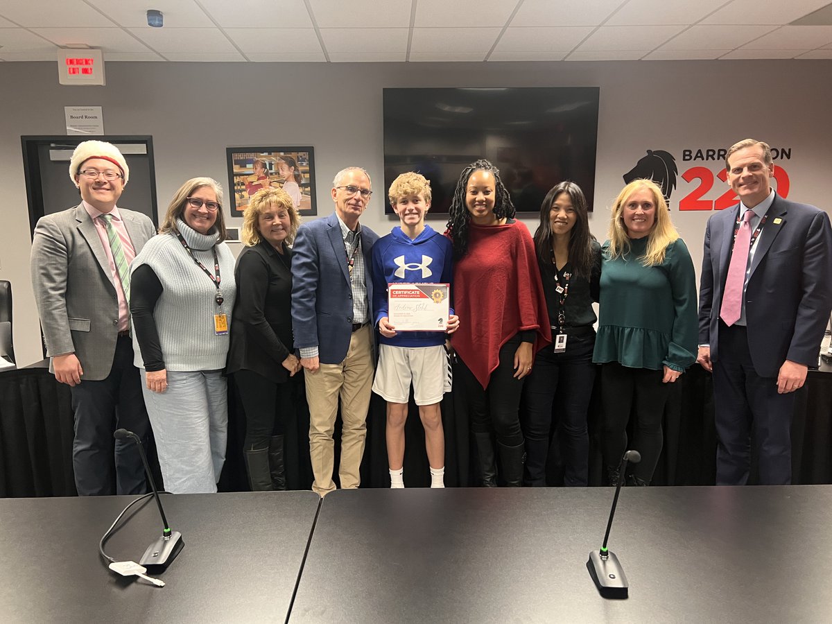 At the Dec. 19 Board of Education meeting, the Board welcomed Andrew Stohl, an 8th-grade student at Station Campus, who shared an update about all the great things happening at Station! #Unifiedfor50 Read more: conta.cc/3NA00p0