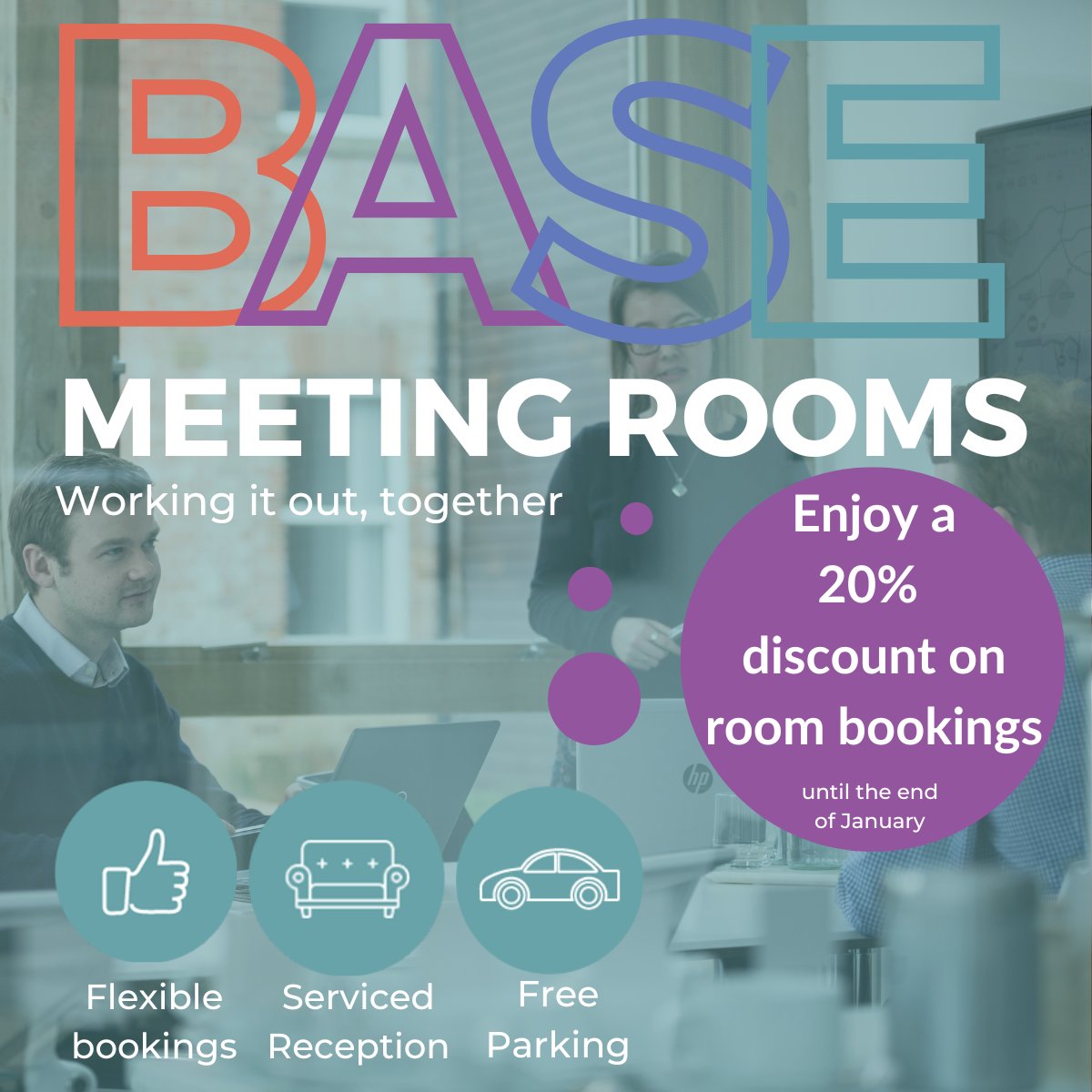 Contact us today at basebordon.co.uk/contact/ 
or call Reception on 01420 550980 to secure your booking and enjoy 20% off room hire until the end of January 2024.
#meetings #office #meetingroom #discounts #business #basebordon