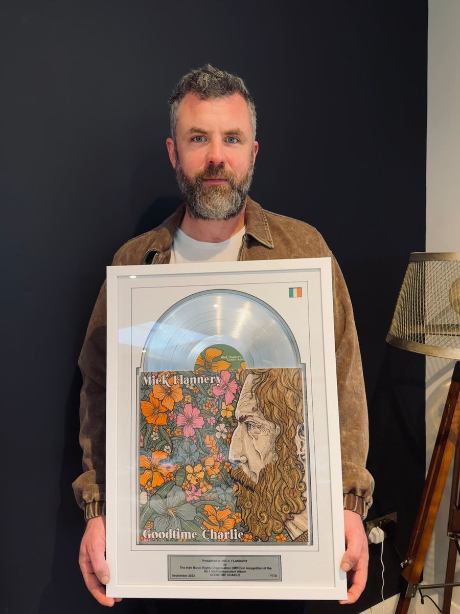 Thank you to all who have supported this record to date. It's very nice to receive this again from IMRO for the No. 1 Irish Independent record. Thank you also to all the record stores who continue to support independent music. Link to album @ mickflannery.com Thank you