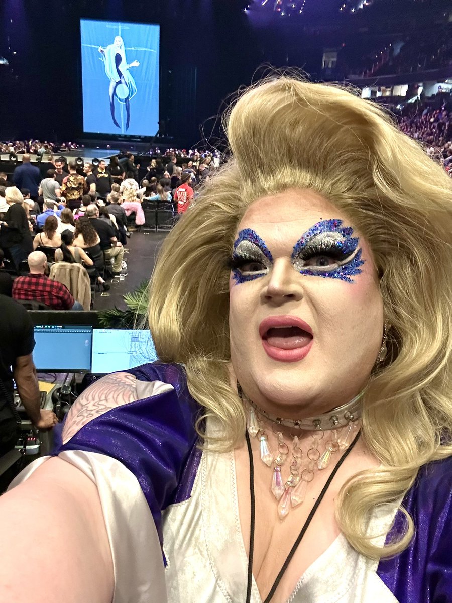 Betty & Bleronica go to @Madonna !! When @Daxclamation calls & says “ @thatonequeen invited me to the Madonna show - do you want to come?” OBVIOUSLY you get it together and go! The seats were killer - she’s been my top diva forever!! #madonna #celebrationtour #bettyandbleronica