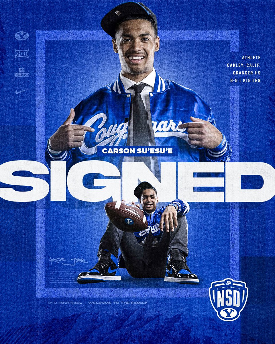 Cougar Nation, welcome <a href="/CarsonSuesue1/">Carson Su’esu’e</a> to the family!! 🤙