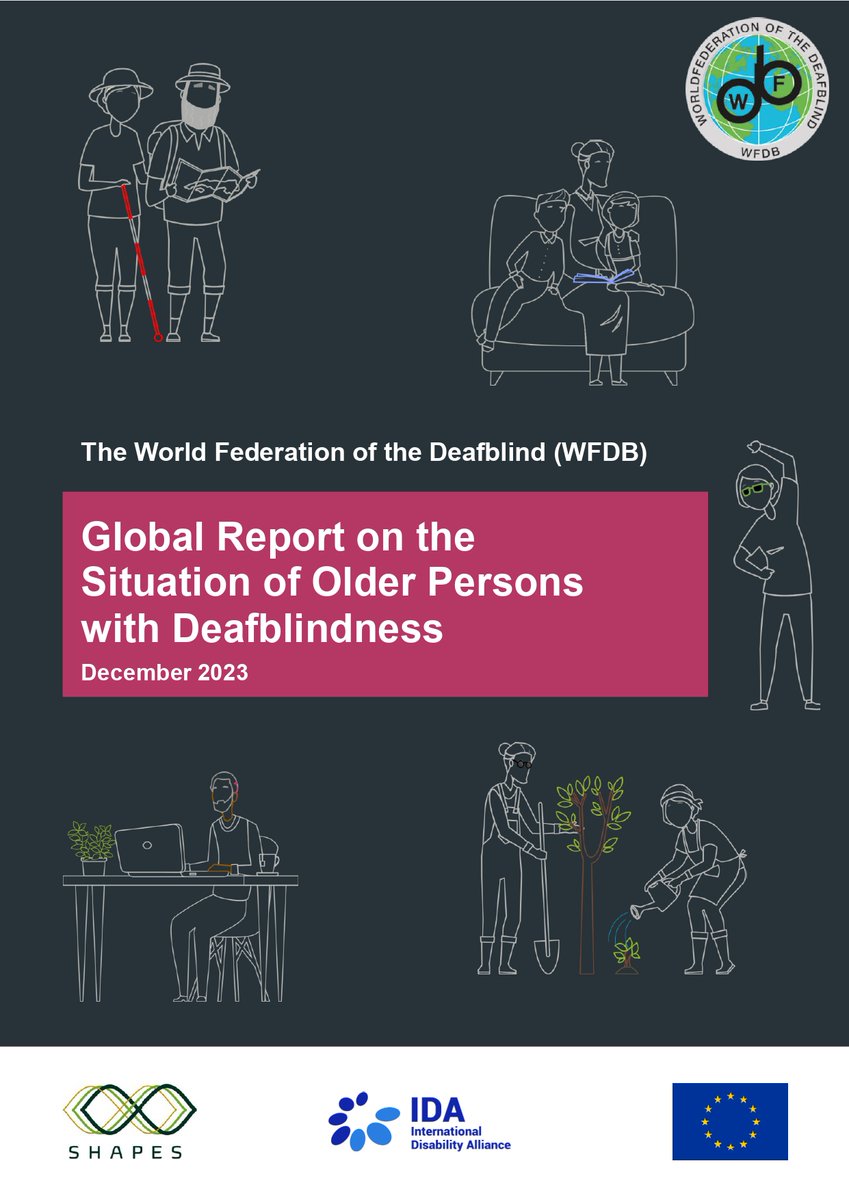 The World Federation of the Deafblind (WFDB) (@wfdeafblind) on Twitter photo ⚠We have just published our 1st Global Report on the Situation of Older Persons with #Deafblindness, as part of the <a href="/H2020Shapes/">SHAPES EU project</a>, which includes barriers, good practices and recommendations.
👉You can find the report in multiple accessible formats here: wfdb.eu/wfdb-global-re… ⚠We have just published our 1st Global Report on the Situation of Older Persons with #Deafblindness, as part of the <a href="/H2020Shapes/">SHAPES EU project</a>, which includes barriers, good practices and recommendations.
👉You can find the report in multiple accessible formats here: wfdb.eu/wfdb-global-re…
