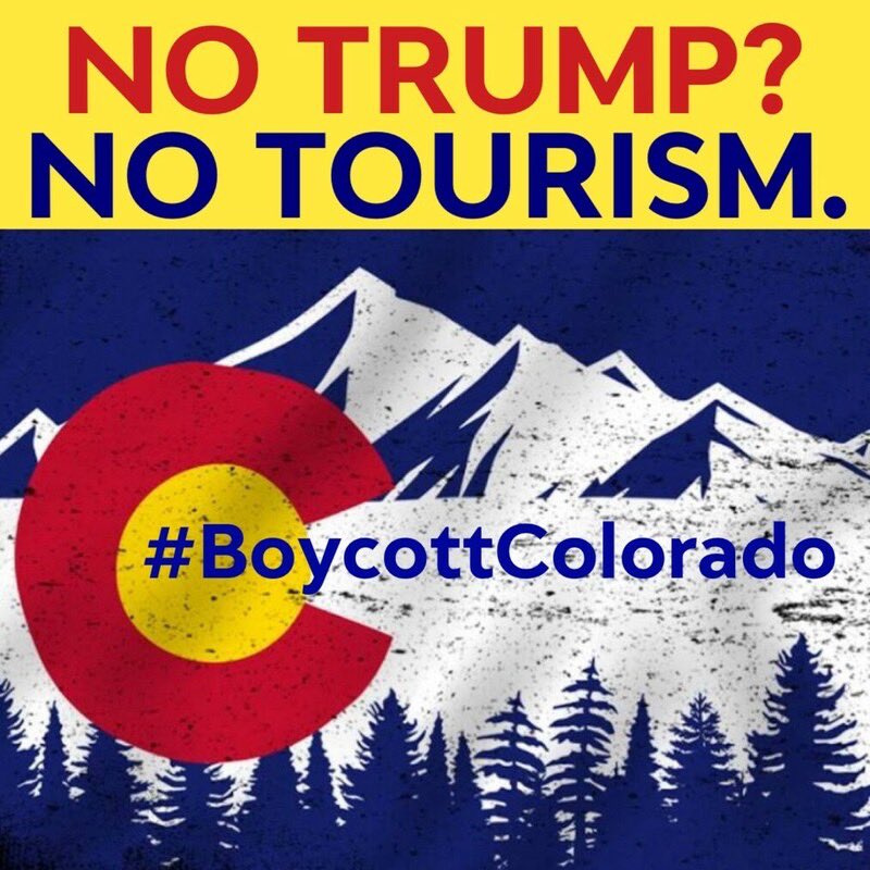 Repost the hell out of this! Show Colorado, we can play games too! #BoycottColorado 👇👇👇