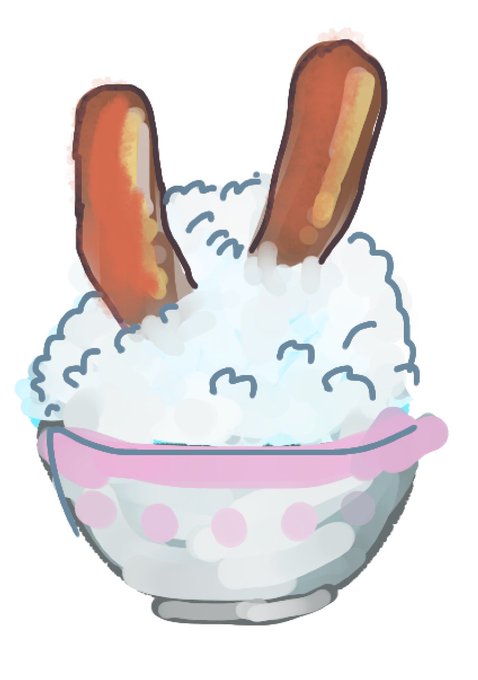 「rice bowl white background」 illustration images(Latest)