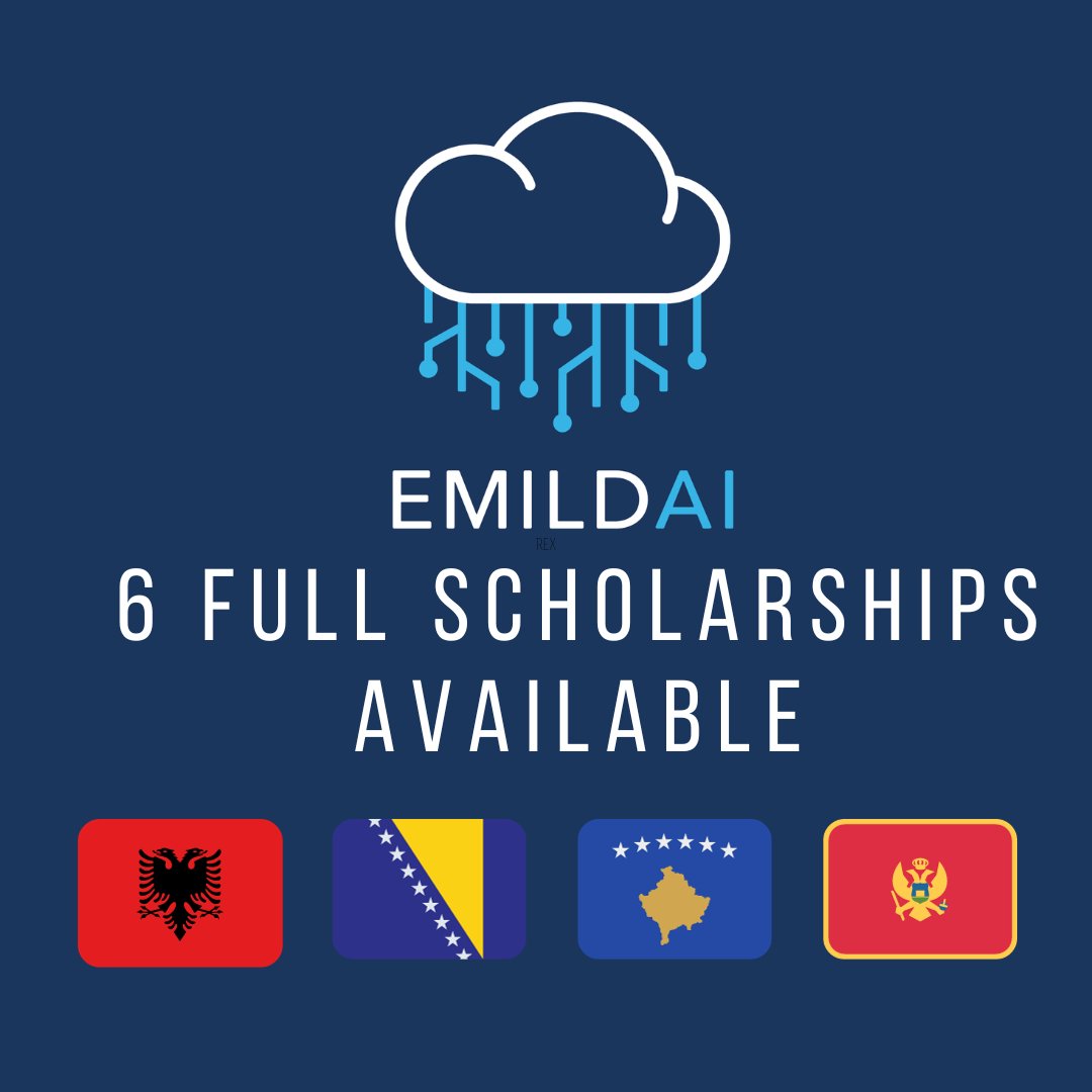 🙌 Are you from Albania, Bosnia and Herzegovina, Kosovo, or Montenegro, and are you interested in Law, Data and AI? Then the European Masters in Law, Data and AI is just the programme for you. We offer 6 full scholarships for students from these countries! Get in touch with us!