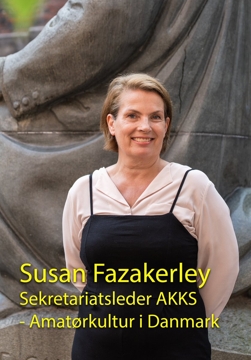 Julekalender 20.december.

Susan Fazakerley er sekretariatsleder i AKKS - Amatørkultur i Danmark.

Susans nytårsforsæt for kulturlivet i 2024 er:
"I AKKS vil vi arbejde for at 2024 bliver året, hvor breddekulturen, amatørerne og den aktive kulturelle deltagelse for alvor bliver