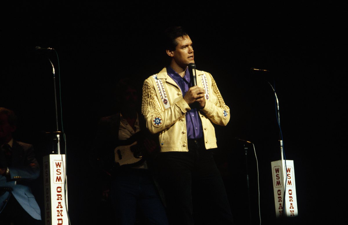 Vocals like butter, a deep country sound like no other, with a career discovered just down the street as a dishwasher -- @randytravis got to add 'Opry Member' to his illustrious career accolades 37 years ago, today. We love you, Randy! Happy Opry Anniversary.❤️