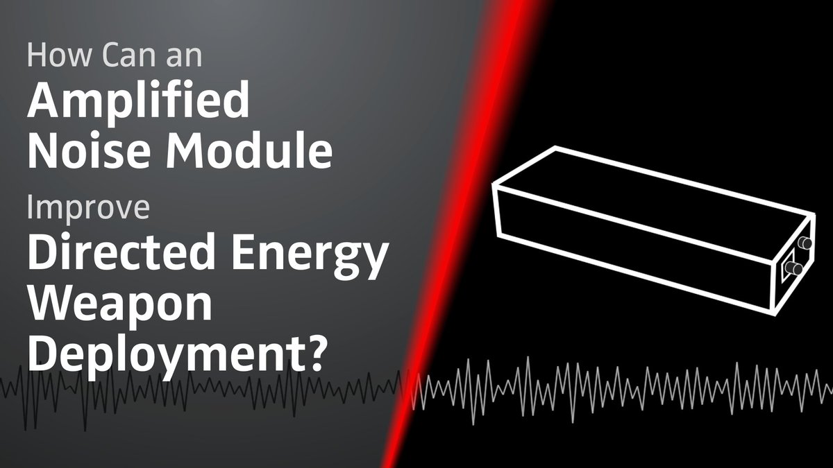 WTGinnovation's tweet image. In this video, learn how engineers can integrate an amplified noise module, such as the NC1000 Series from Noisecom, into finalized directed energy weapons ready for deployment. hubs.la/Q02dttBb0 #DirectedEnergy #AWGN