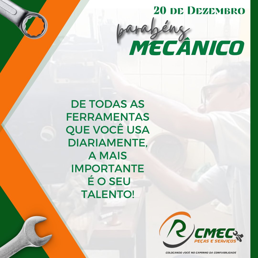 A profissão que no passado era aprendida no dia-a-dia hoje exige qualificação cada vez maior.
Parabéns pela força, coragem e dedicação em fazer um trabalho digno e de extrema importância!
Parabéns a você querido mecânico!🛠

#Rcmec #mecanico #motoresdiesel #oficinamecanica