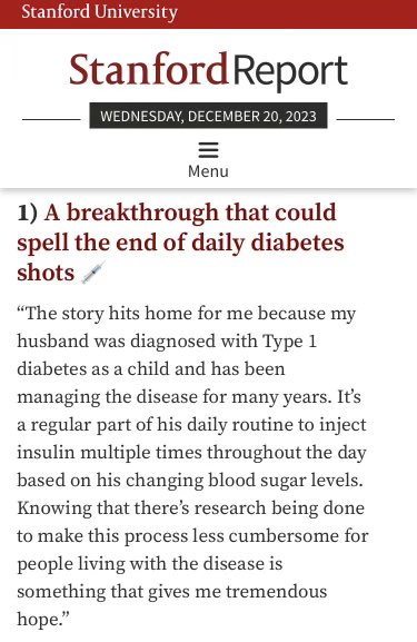 Eric A. Appel (@appelgroup) on Twitter photo Pumped to see <a href="/AndreadAquino7/">Andrea d'Aquino</a>’s work on months-long-acting GLP1 drugs highlighted as the top story of the year <a href="/Stanford/">Stanford University</a> <a href="/StanfordMSE/">Stanford Materials Science and Engineering</a>! Pumped to see <a href="/AndreadAquino7/">Andrea d'Aquino</a>’s work on months-long-acting GLP1 drugs highlighted as the top story of the year <a href="/Stanford/">Stanford University</a> <a href="/StanfordMSE/">Stanford Materials Science and Engineering</a>!