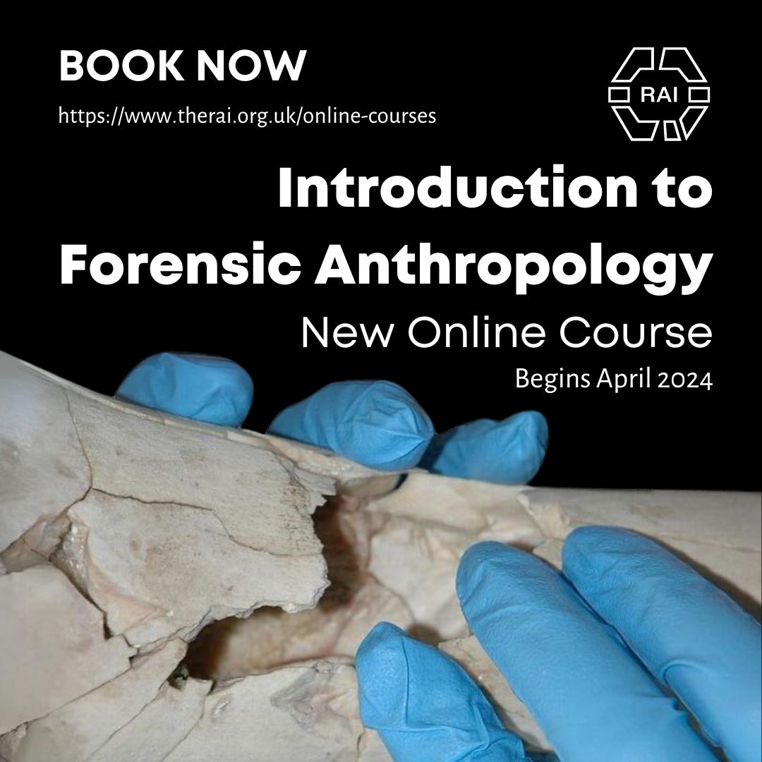 Discover the secrets hidden in human remains! Dive into the captivating realm of forensic anthropology with our new #onlinecourse. Unveil the art of skeletal analysis and human identification. Book now! #ForensicAnthropology 🔗: ow.ly/COHS50QjfPX