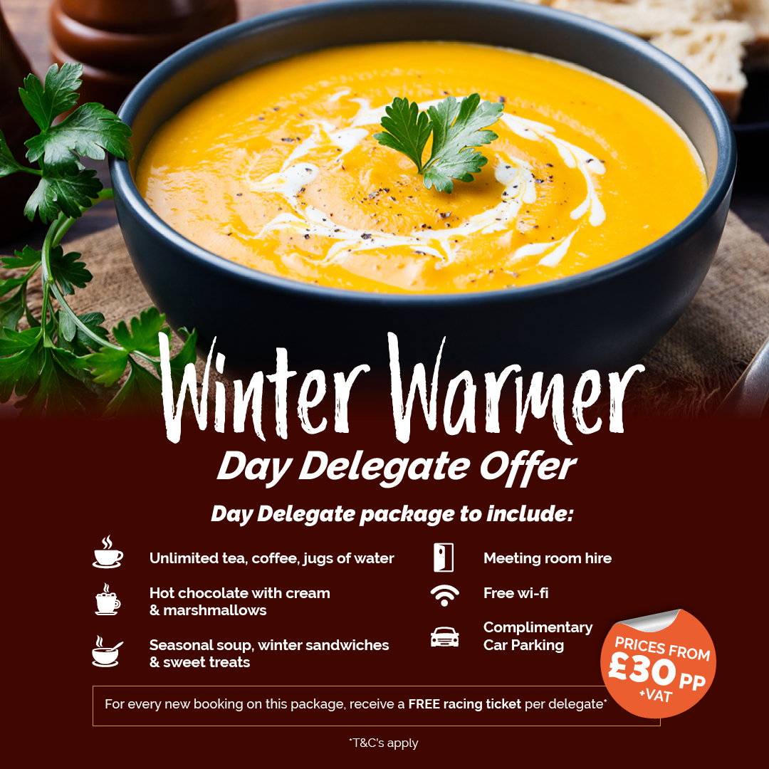 𝐖𝐈𝐍𝐓𝐄𝐑 𝐉𝐔𝐒𝐓 𝐆𝐎𝐓 𝐖𝐀𝐑𝐌𝐄𝐑 🔥 We’ve launched our Winter Warmer packages for any new venue hire booking until 29th February 2024 ♨️ For more information, call 01302 304200 or email events@doncaster-racecourse.co.uk. #DoncasterRaces | #ChampionOccasions