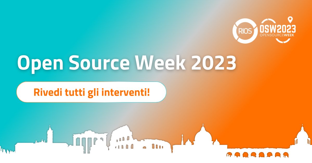 RIOS_opensource's tweet image. 👉 Preparati per l&apos;#OpenSourceWeek2024 rivedendo gli interventi dell&apos;edizione 2023! 

Vai a questo link per rivedere tutti gli speech tenuti nel corso dell&apos;#OpenSourceWeek2023 raggruppati per track tematica ➡ reteitalianaopensource.net/video-osw2023

#OpenSource #RIOS #OSW2023