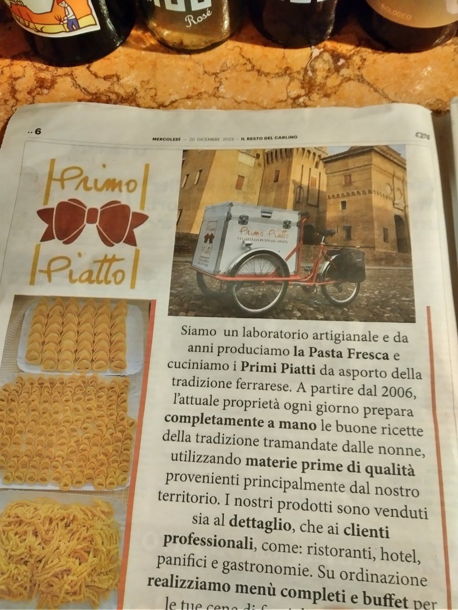 #Ferrara, la città dove cappellacci di zucca e cappelletti viaggiano in cargobike.