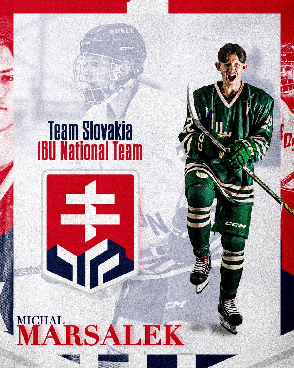 Boston Hockey Academy (@bostonha) on Twitter photo Congratulations to <a href="/MARS1_22/">Michal Maršálek</a> 15U Defenseman and Captain on his selection to <a href="/HockeySlovakia/">Hockey Slovakia</a> 16U National team in their upcoming 5 Nations Tournament in Switzerland. Very proud of you.
#DukesUp Congratulations to <a href="/MARS1_22/">Michal Maršálek</a> 15U Defenseman and Captain on his selection to <a href="/HockeySlovakia/">Hockey Slovakia</a> 16U National team in their upcoming 5 Nations Tournament in Switzerland. Very proud of you.
#DukesUp