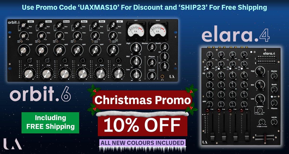 SPECIAL CHRISTMAS OFFER! Available for all models and colours.
Visit unionaudio.co.uk to order...
#handbuilt #djbooth #djsetup #customised #analogue #orbit6 #vinyl #rotarymixer