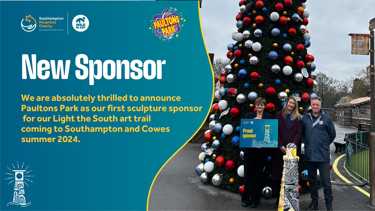 📢 NEW SPONSOR - Paultons Park To find out how you can become a sponsor or to get the latest Light the South updates, visit our website- the link is in our bio.
